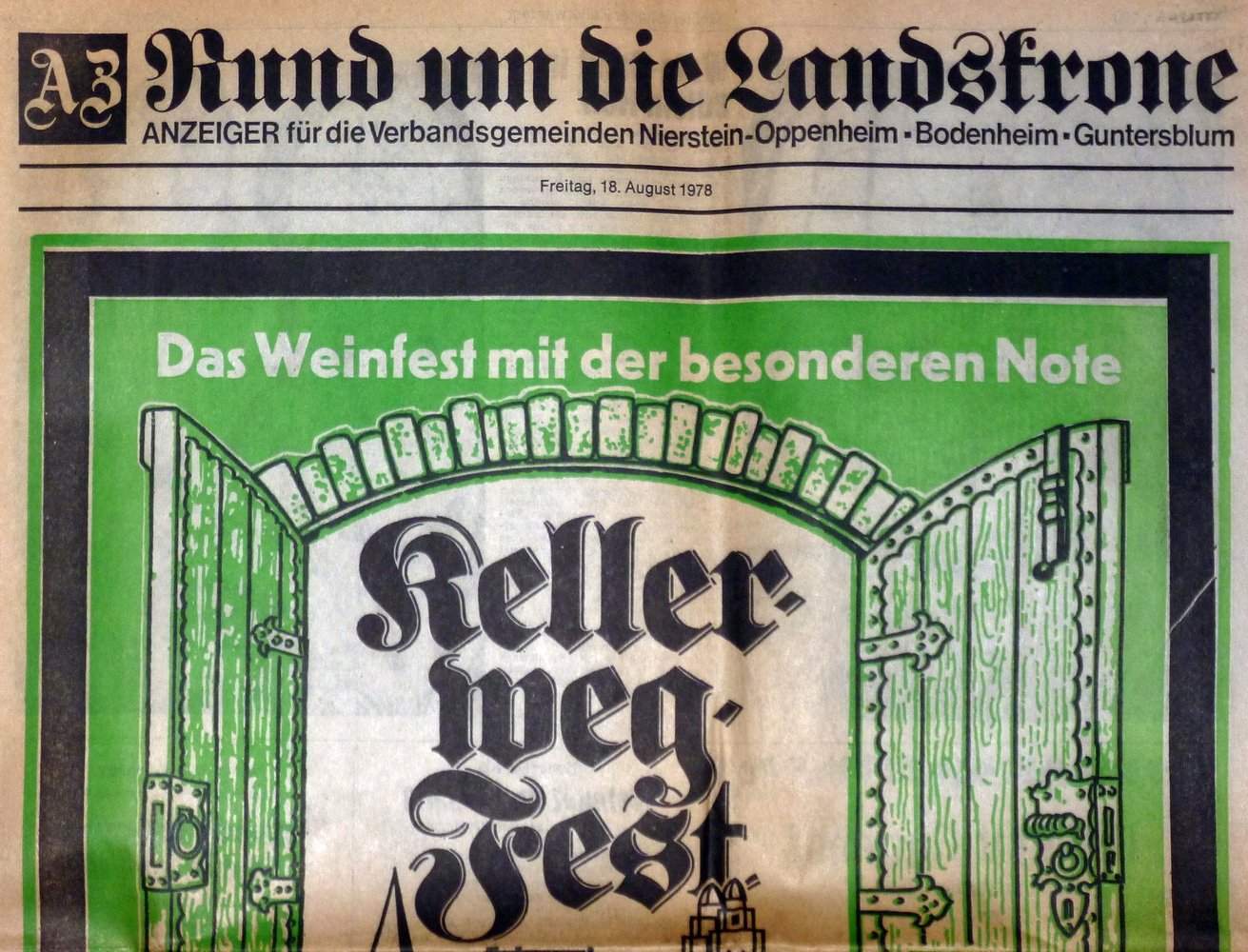 Historische Aufnahme — Feste in Guntersblum